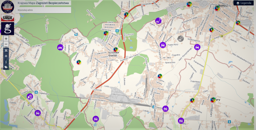Krajowa Mapa Zagrożeń Bezpieczeństwa – informacja bez wychodzenia z domu!