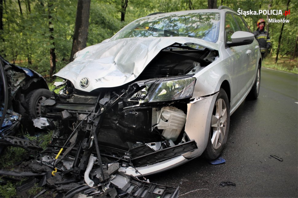 Dwie groźne kolizje na Owsianej w Mikołowie!