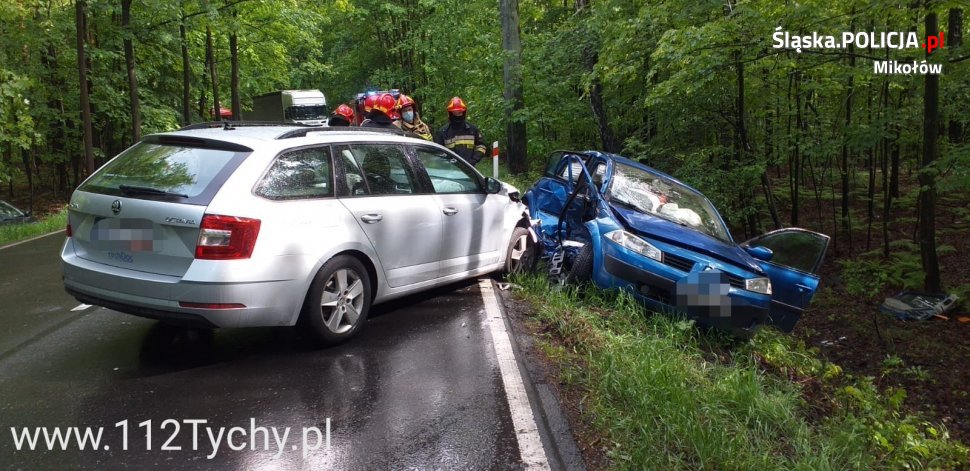 Dwie groźne kolizje na Owsianej w Mikołowie!