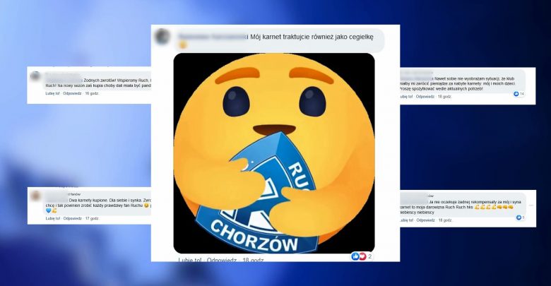 Kibice Ruchu Chorzów nie chcą zwrotu za karnety. Chcą tak pomóc klubowi w ciężkim czasie!