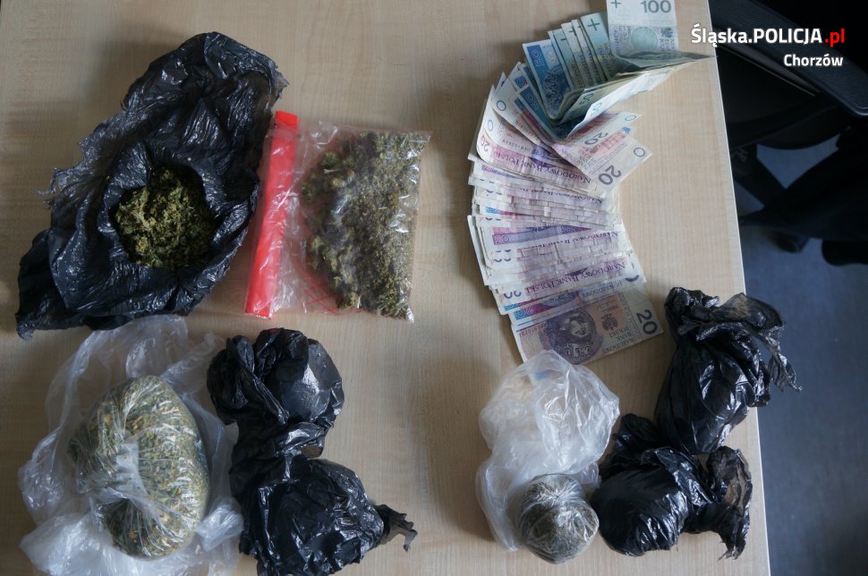 Dwóch młodych mieszkańców Chorzowa zatrzymanych z narkotykami
