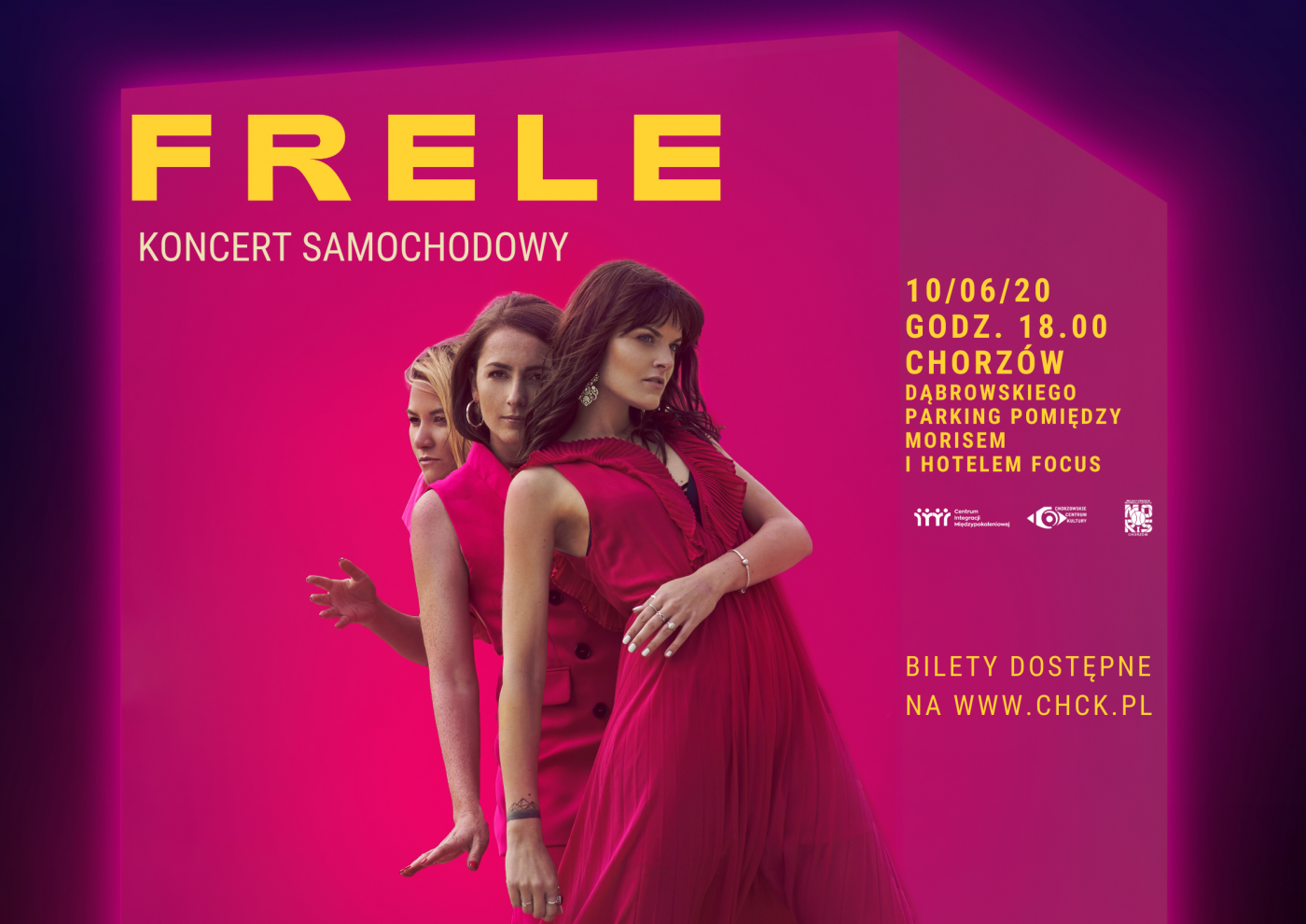 Po kinie czas na...koncert samochodowy! Podczas koncertu wystąpią Frele