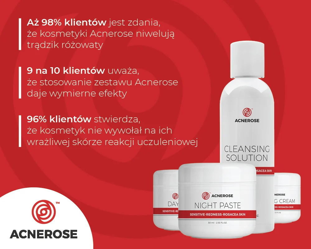 Kosmetyki na trądzik różowaty - działają?