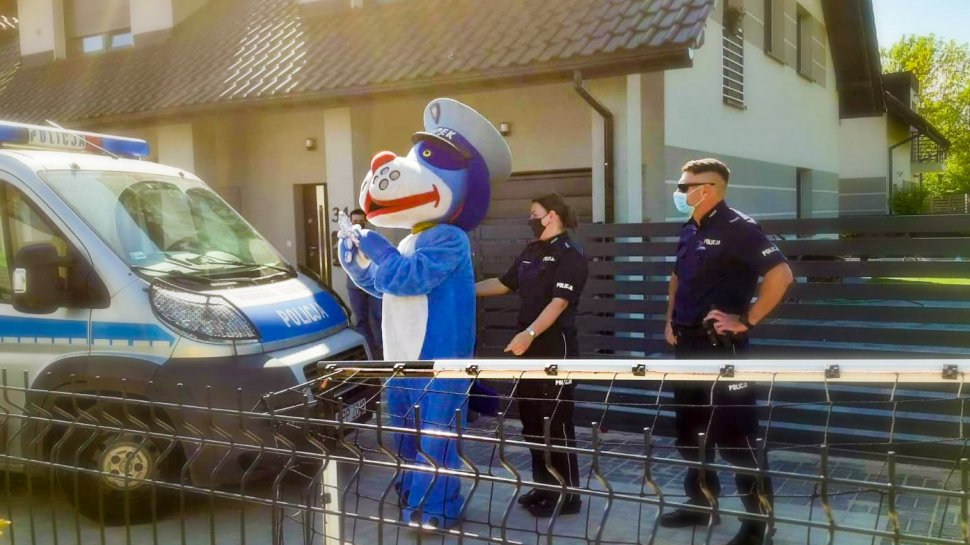 Zabrzańscy policjanci sprawili chłopcu niespodziankę z okazji 12 urodzin