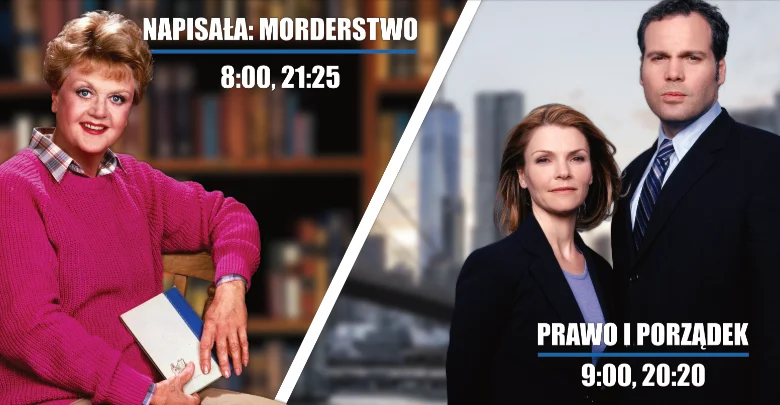 Seriale kryminalne w TVS! Już od kwietnia: "Napisała: Morderstwo" i "Prawo i Porządek"