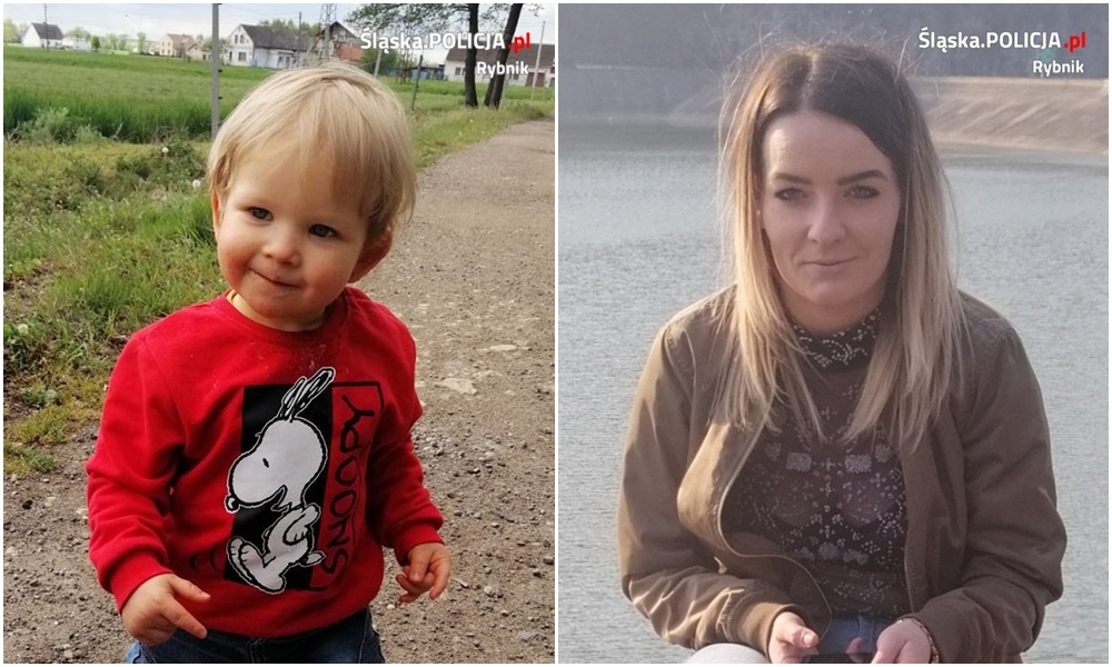 Rybnik: Policja poszukuje zaginionej matki z 1,5-rocznym dzieckiem!