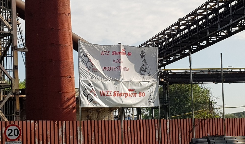 Akcja protestacyjna w Hucie Pokój 5