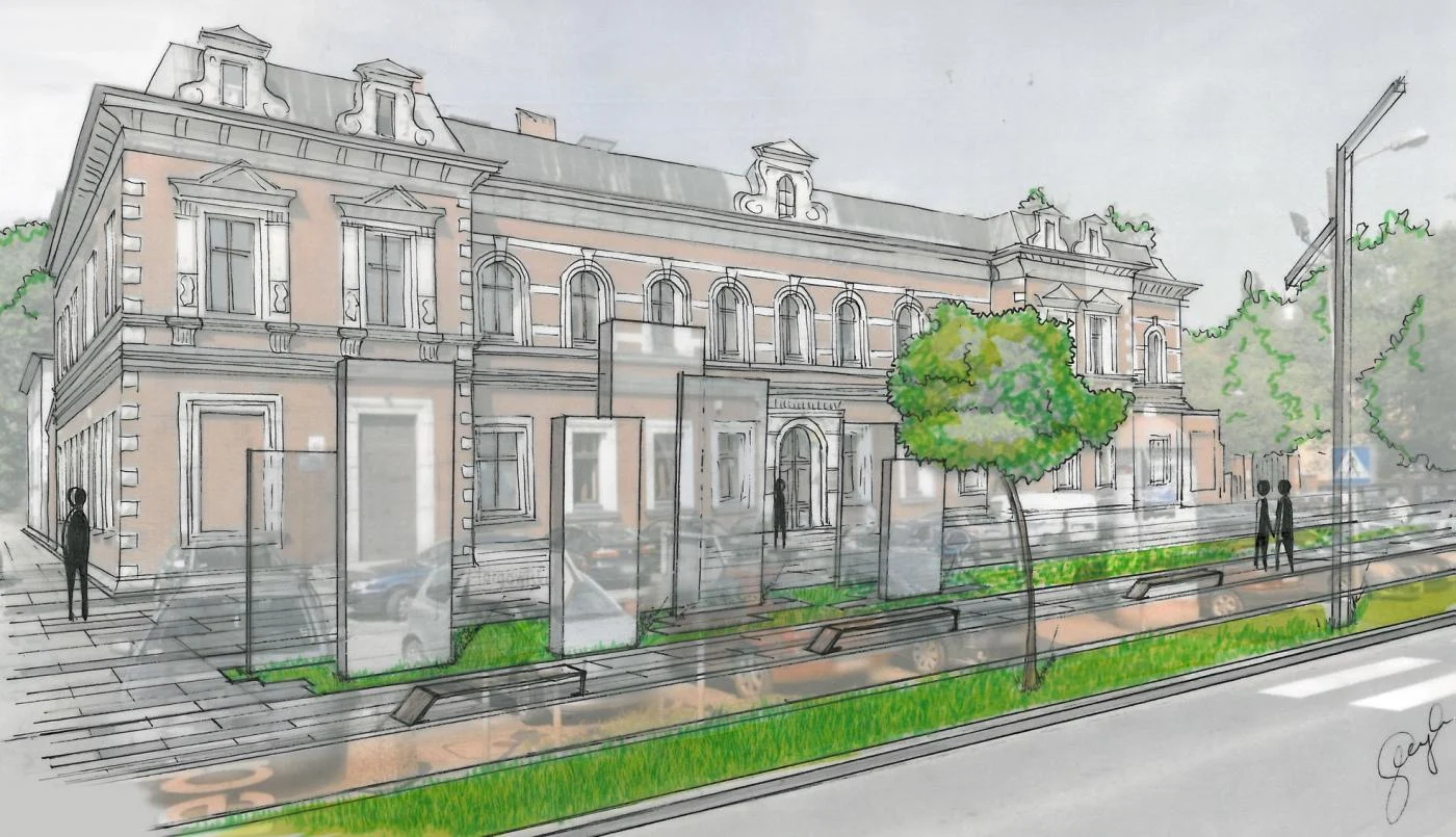 Ruda Śląska: Teren przed MCK dla pieszych i rowerzystów