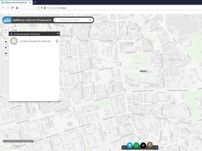 W tej aplikacji znajdziesz informacje o zdarzeniach drogowych w Śląskich miastach