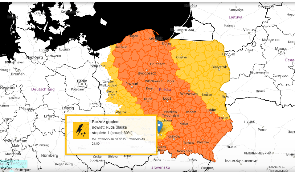 Zalane ulice i budynki czy połamane drzewa, to tylko niektóre ze skutków wczorajszej ulewy