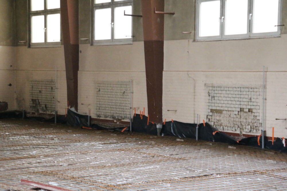 Trwa remont sali gimnastycznej w MSP nr 1