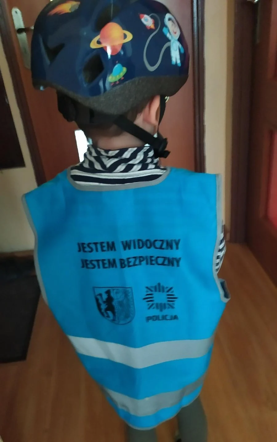 Sznupek odwiedził chłopca na kwarantannie