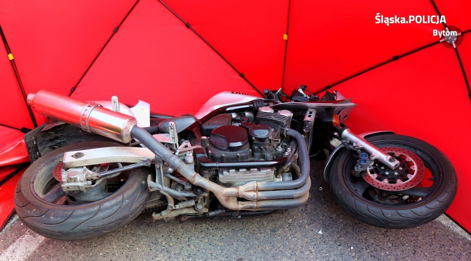 Motocyklistka zginęła na ul. Wrocławskiej w Bytomiu