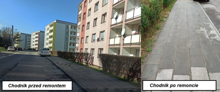 Trwają remonty chodników w Bytomiu