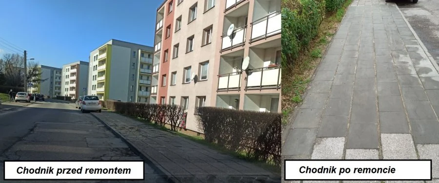 Trwają remonty chodników w Bytomiu