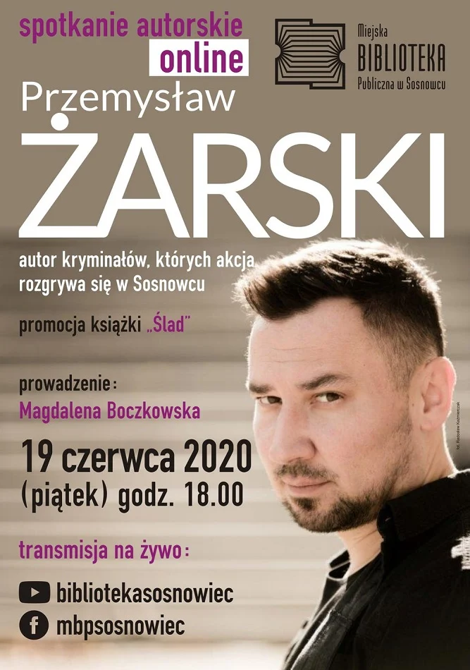 Spotkanie ONLINE z Przemysławem Żarskim