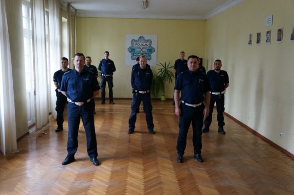 Policjanci Wydziału Ruchu Drogowego KMP w Sosnowcu wzięli udział w #GaszynChallenge