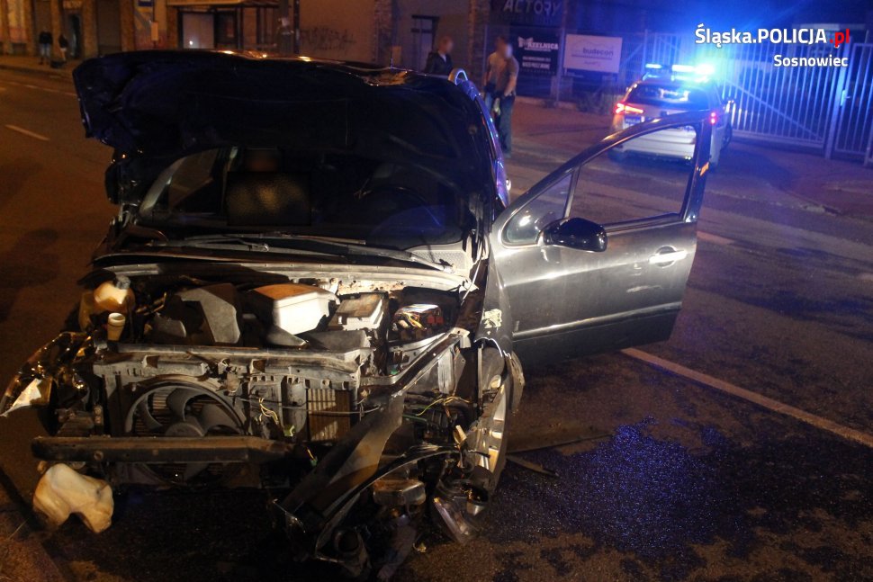 Pijany sprawca wypadku ujęty przez młodą kobietę