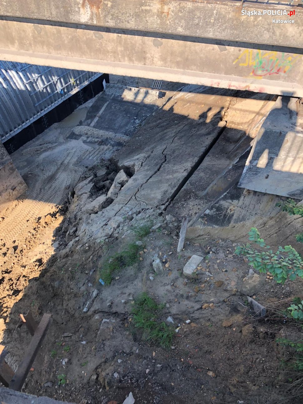 Zamknięty wiadukt na Giszowcu - objazdy