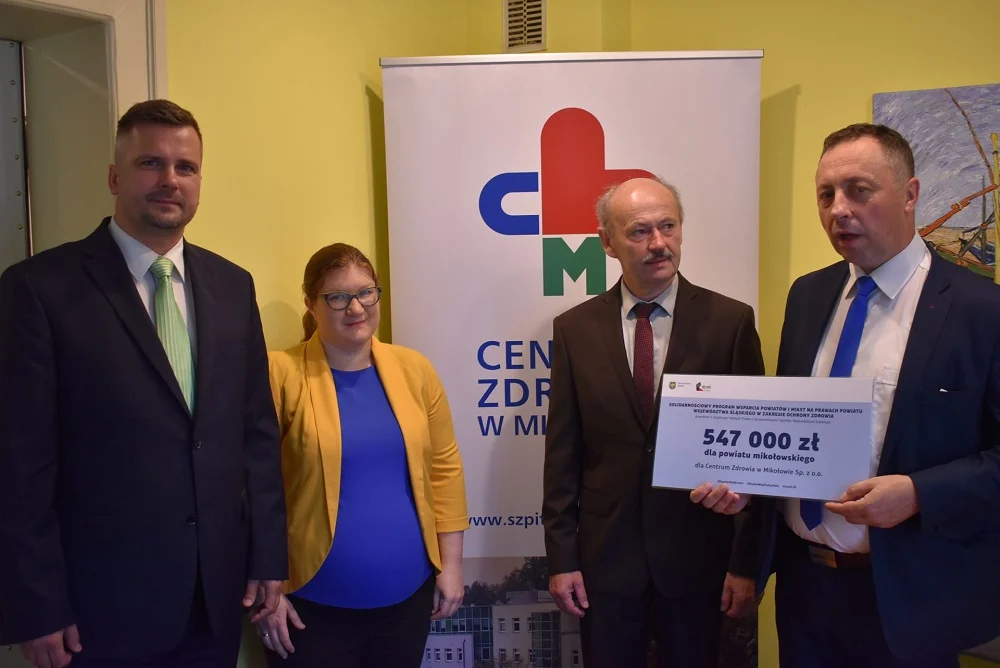 Czek dla Centrum Zdrowia w Mikołowie