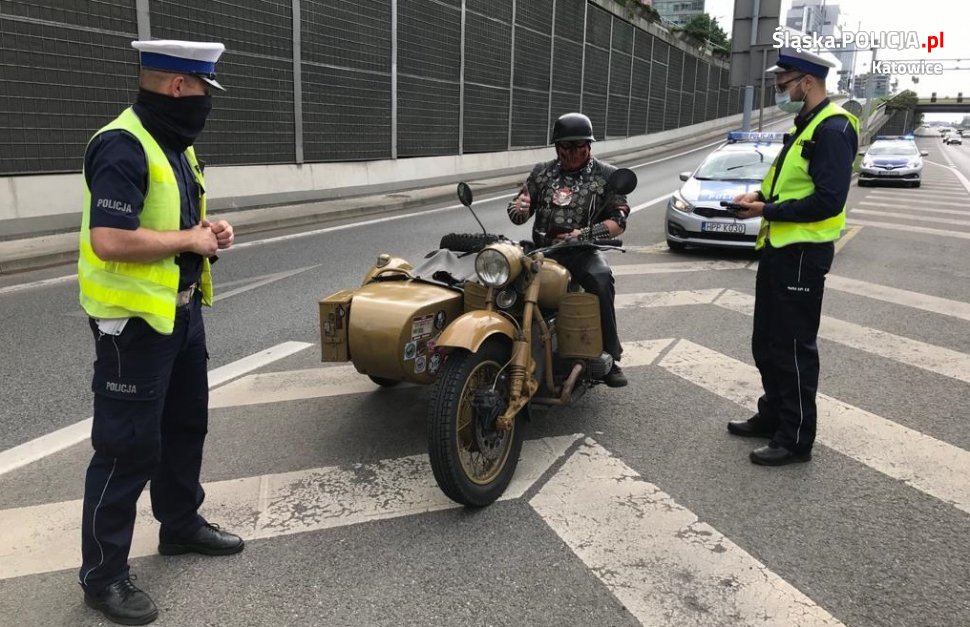 Katowiccy policjanci kontrolowali motocyklistów