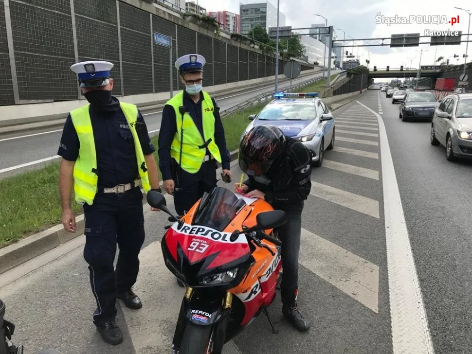 Katowiccy policjanci kontrolowali motocyklistów