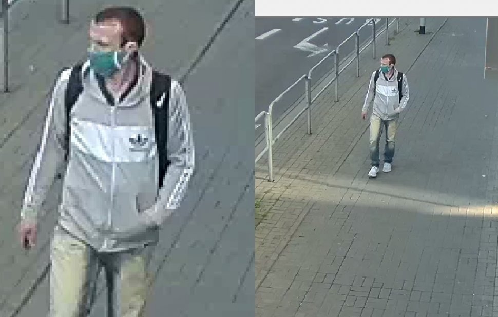 Ten mężczyzna podejrzany jest o kradzież słuchawek. Rozpoznajesz go?