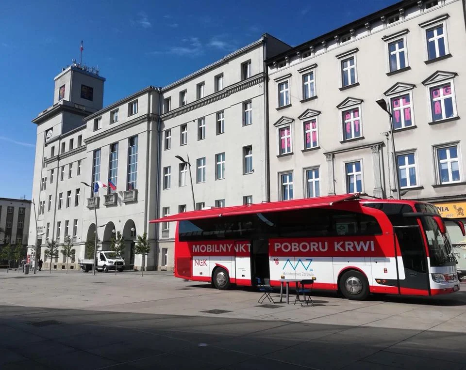 Dzisiaj na rynku w Chorzowie można oddać krew!