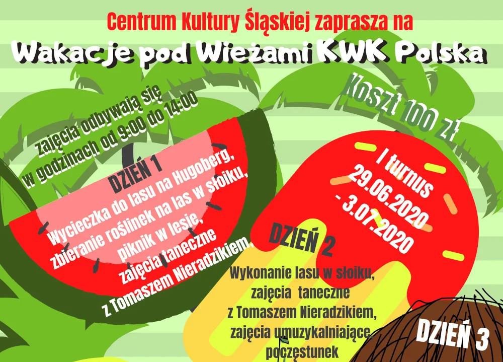 Półkolonie dla dzieci pod Wieżami KWK Polska