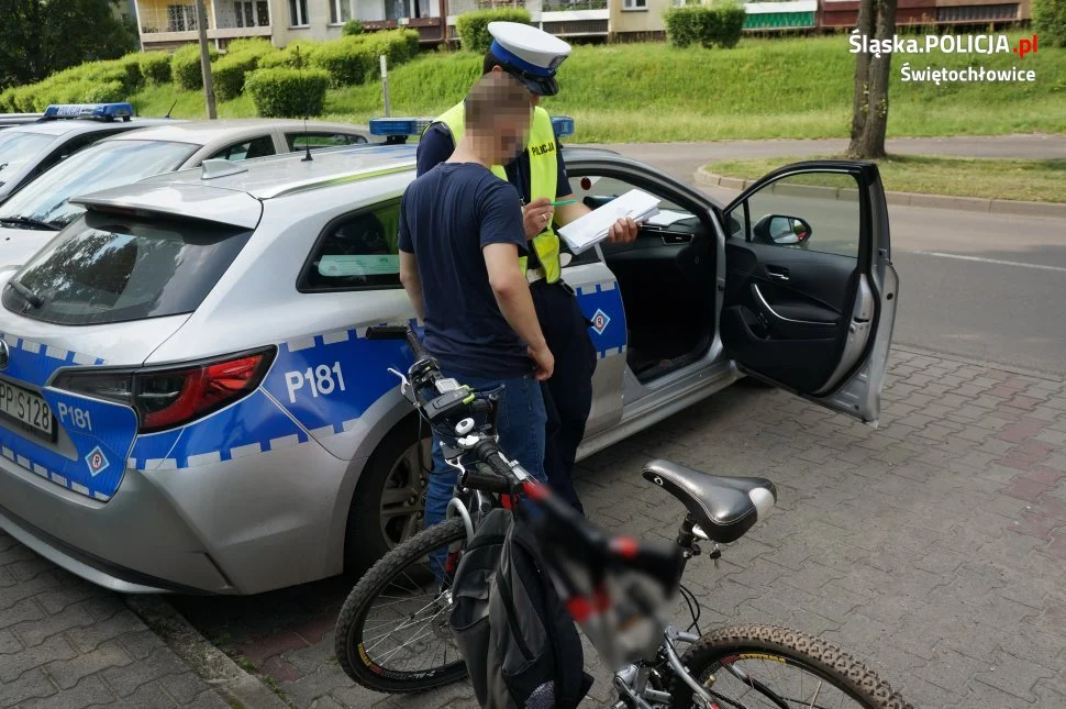 "Bezpieczny rowerzysta" ze świętochłowicką drogówką