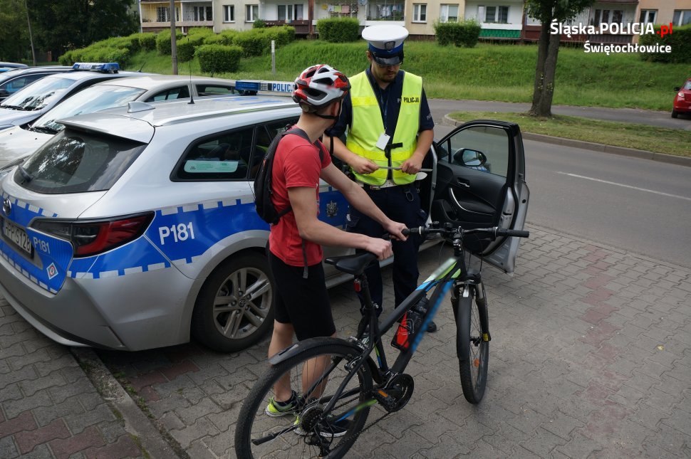 "Bezpieczny rowerzysta" ze świętochłowicką drogówką