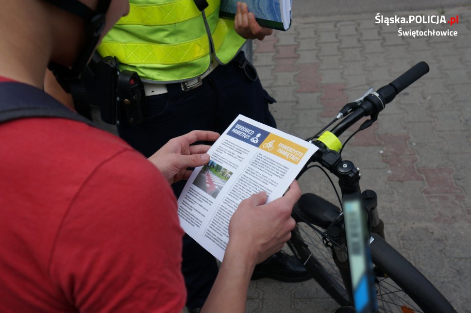"Bezpieczny rowerzysta" ze świętochłowicką drogówką