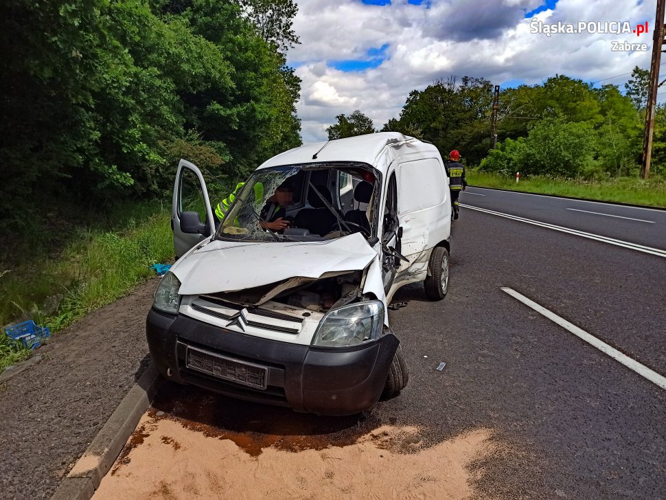 Śmiertelny wypadek na zabrzańskim odcinku DK88 [FILM, ZDJĘCIA]