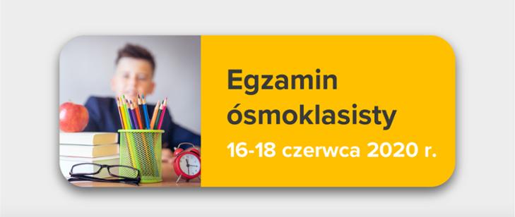 Dziś rozpocznie się tegoroczny egzamin ósmoklasisty