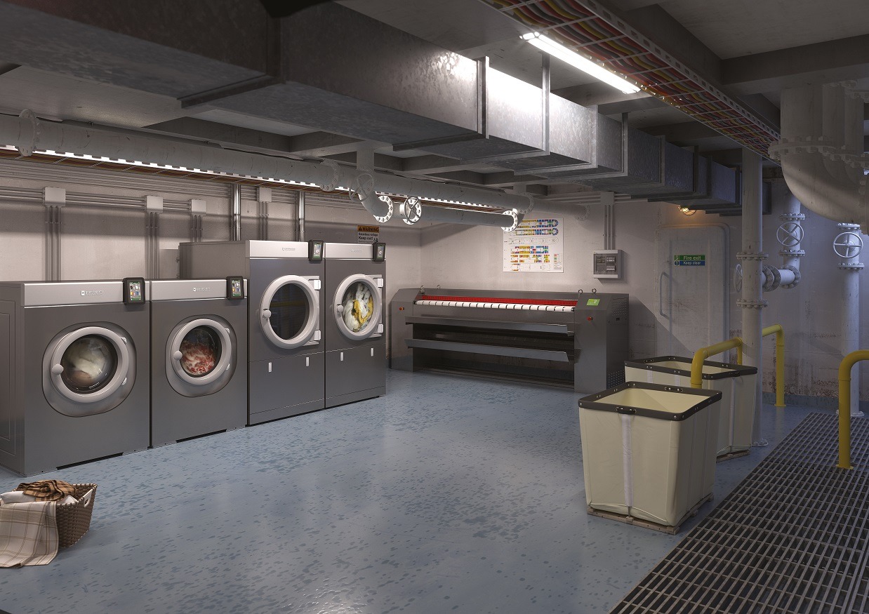 Kompleksowe wyposażenie każdej pralni