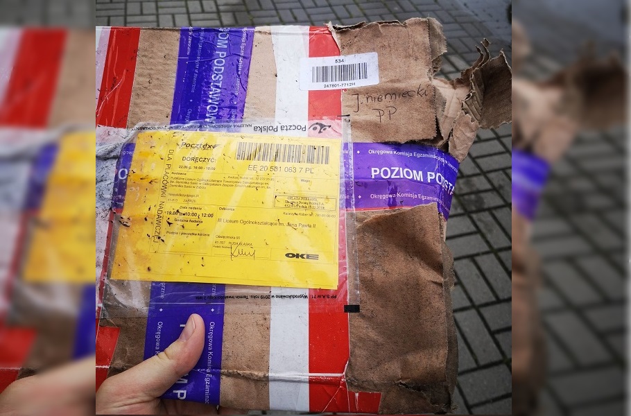 Rozwiązana matura z języka niemieckiego została znaleziona na ulicach Zabrza