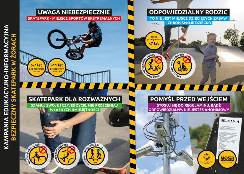 Wspólnie zadbajmy o bezpieczeństwo w skate parku
