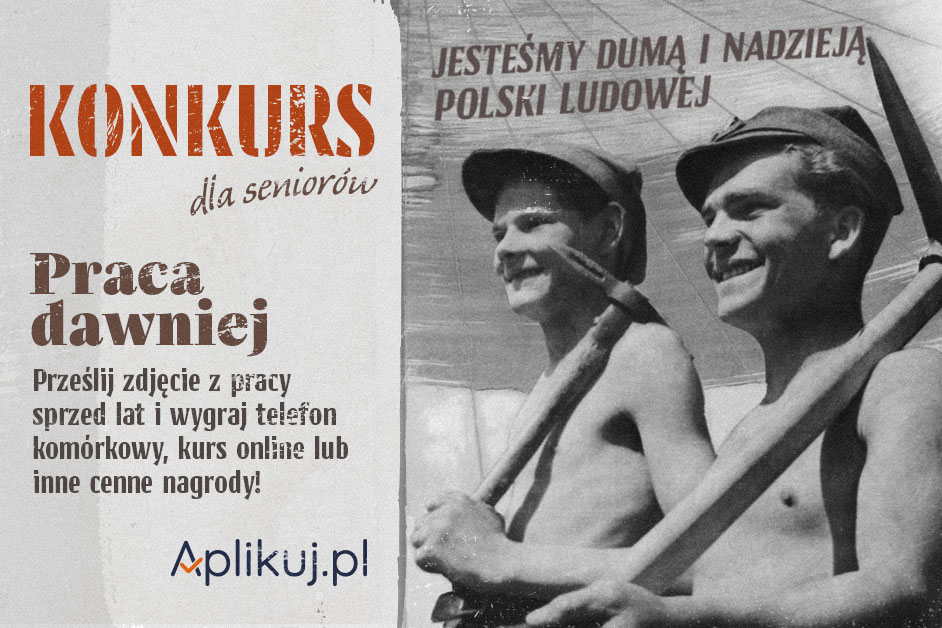 Konkurs dla seniorów - "Praca dawniej" na starych fotografiach