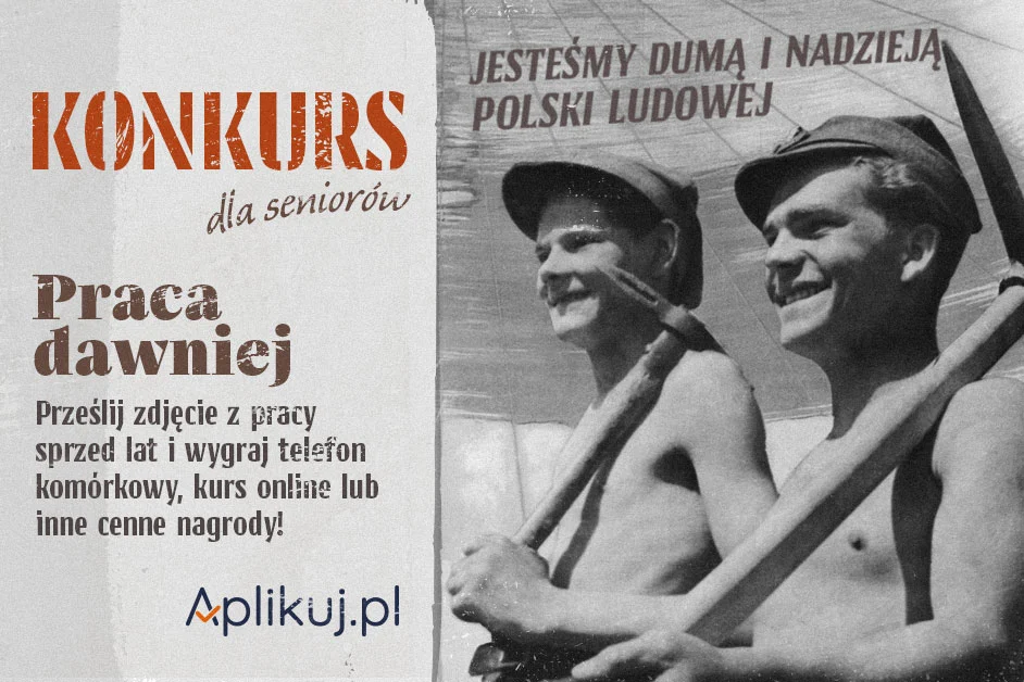 Konkurs dla seniorów - "Praca dawniej" na starych fotografiach