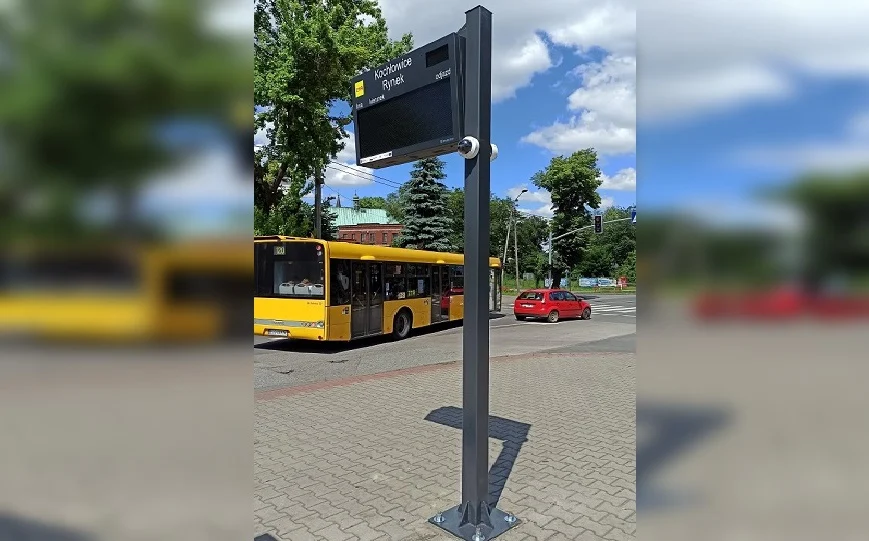 Ruda Śląska: Na dwóch przystankach zostały zainstalowane tablice SDIP