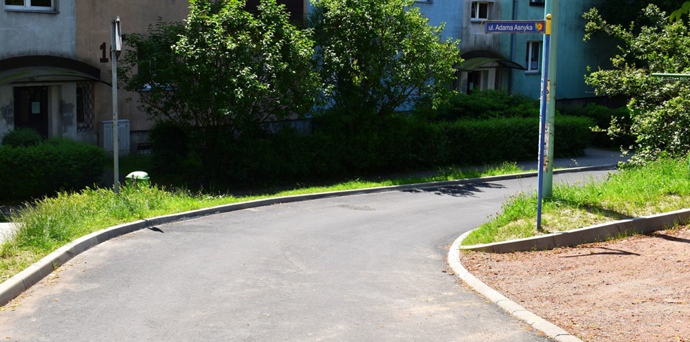 Prace remontowe na ulicy Adama Asnyka zakończone