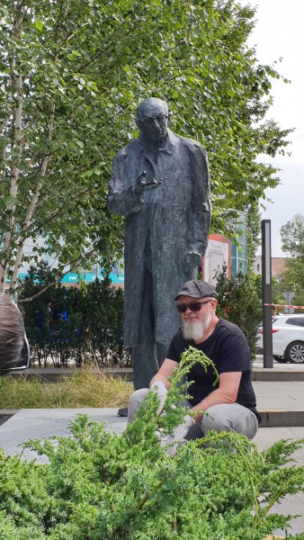 Pomnik autorstwa Jacka Kicińskiego w Sopocie