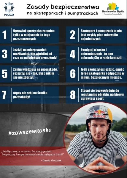 Akcja "Bezpieczny Sk8park"- 3 sierpnia na Osiedle Wróbla-Korfantego
