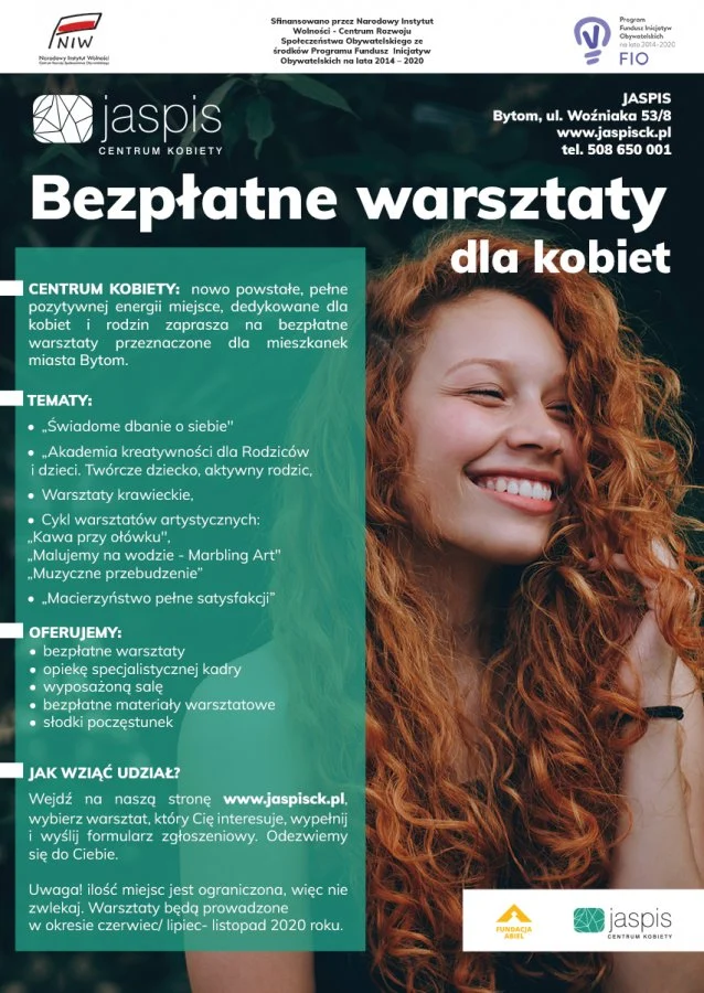 Bezpłatne warsztaty dla kobiet w Bytomiu