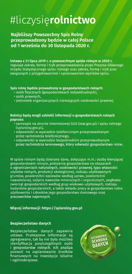Powszechny Spis Rolny 2020