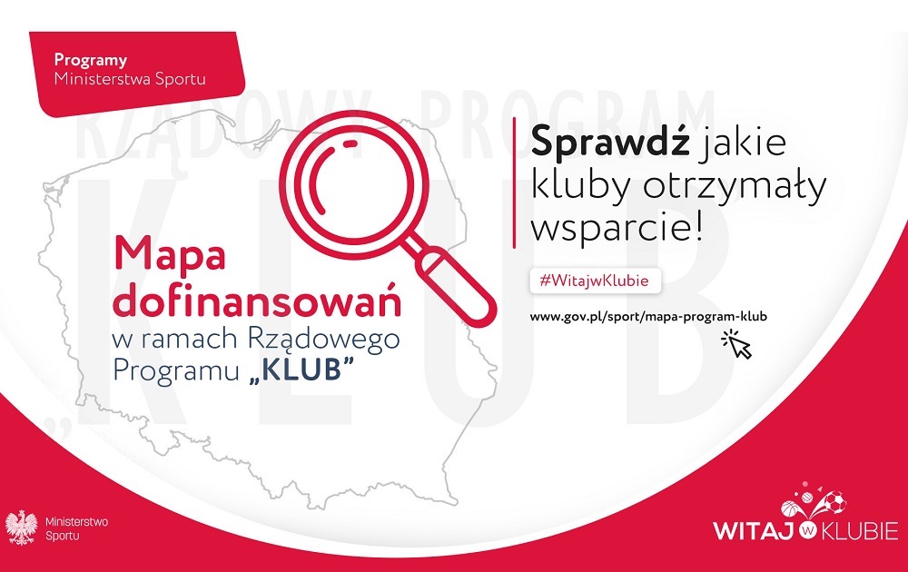 Rządowy Program "KLUB" na mapie!