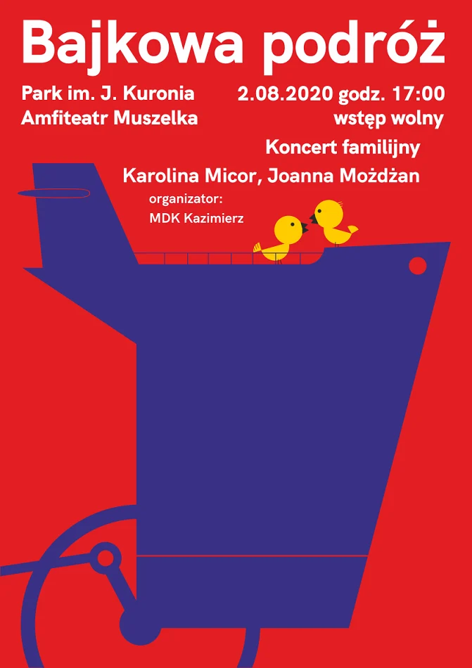 Bajkowa podróż - koncert familijny w Parku Kuronia