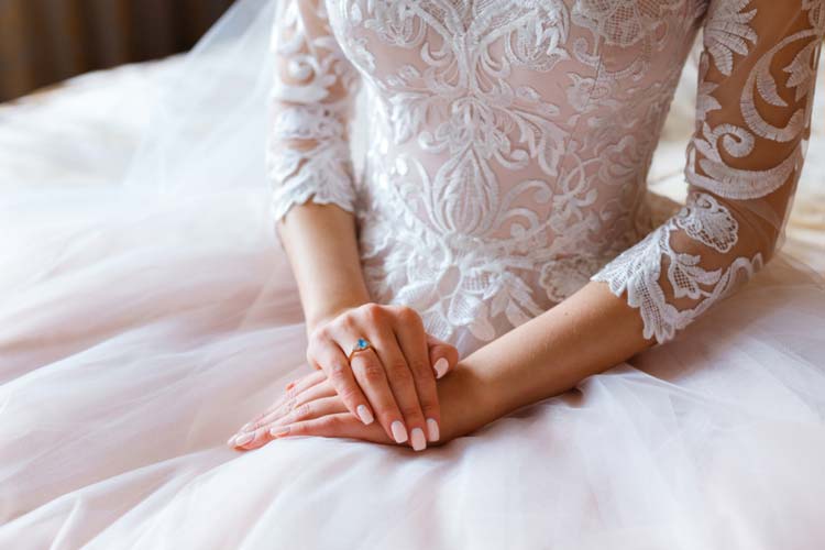 Wzory paznokci na ślub - fryzury ślubne galeria