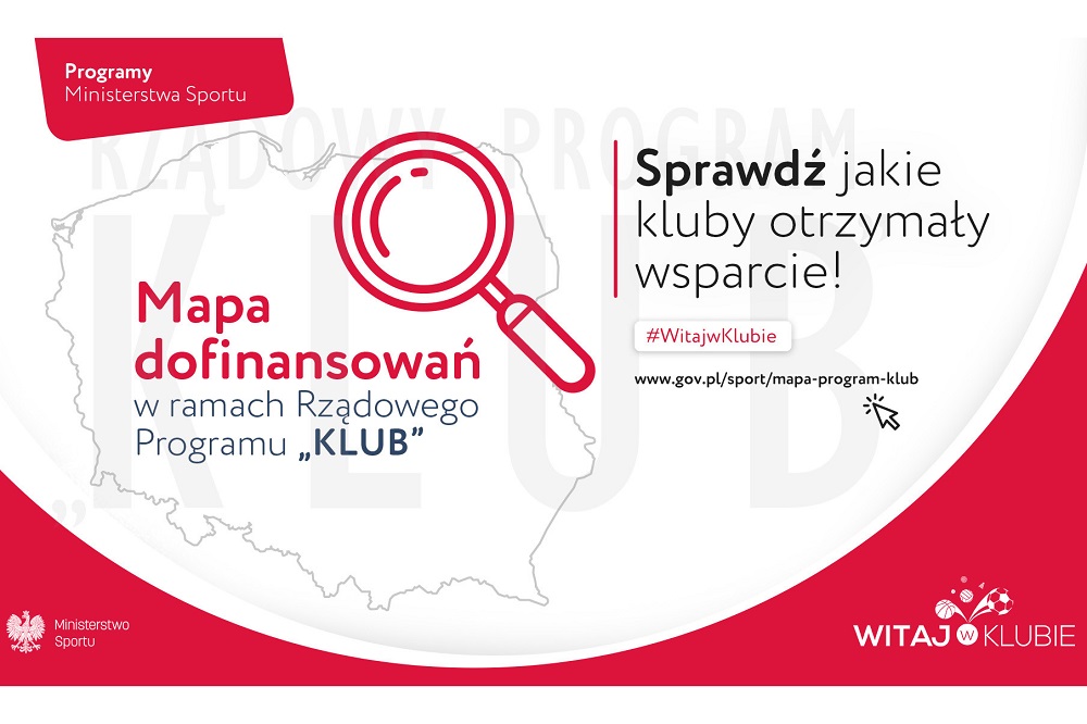 Rządowy Program "KLUB" na mapie!