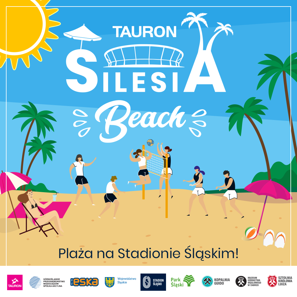 Rusza Tauron Silesia Beach. Plaża na Stadionie Śląskim!